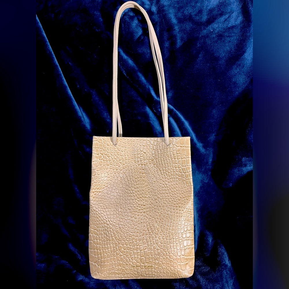 Marie Turnor Merci Tall Croc Embossed Shoulder Bag